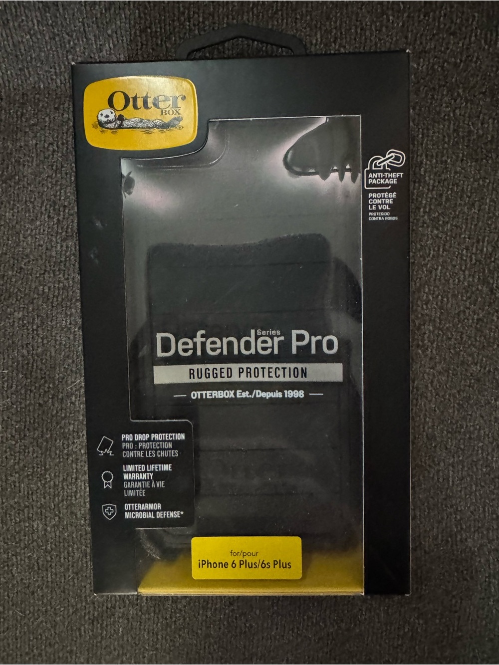 OtterBox Defender Pro Rugged Case - Black - Picture 2 of 5